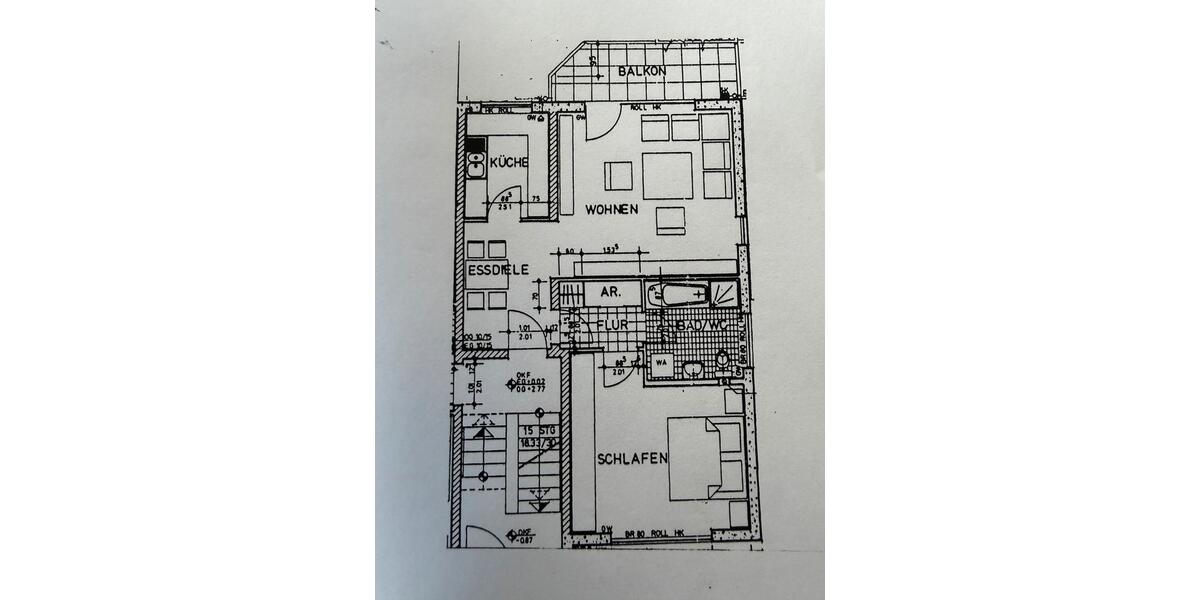 Etagenwohnung Ennepetal - 2 Zimmer, 63 m&sup2;, 155.000&euro; | Angebot:27413703