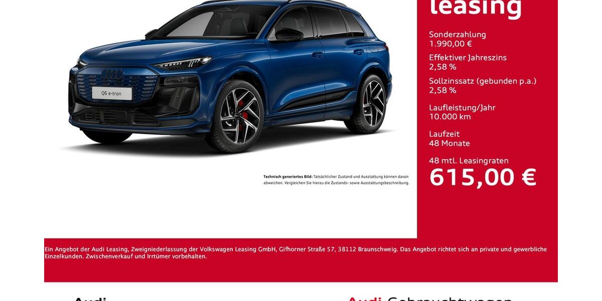 Audi Q6 e-tron 5.018 km 70.944 &euro; Dortmund 44143