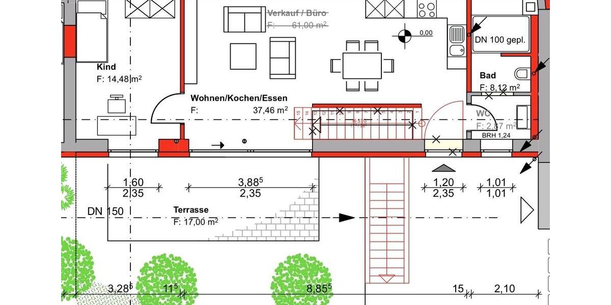Doppelhaushälfte Ennepetal - 4 Zimmer, 140 m&sup2;, 1.550&euro; | Angebot:25405559
