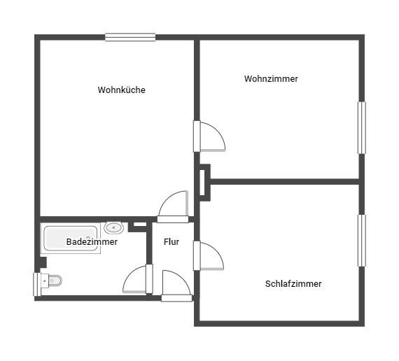 2 Zimmer EG Wohnung... 2.5 zimmer