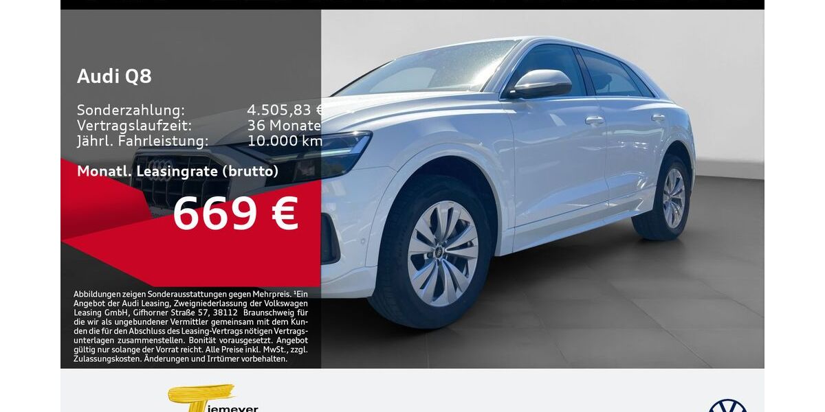 Audi Q8 34.602 km 53.230 &euro; Bochum 44892
