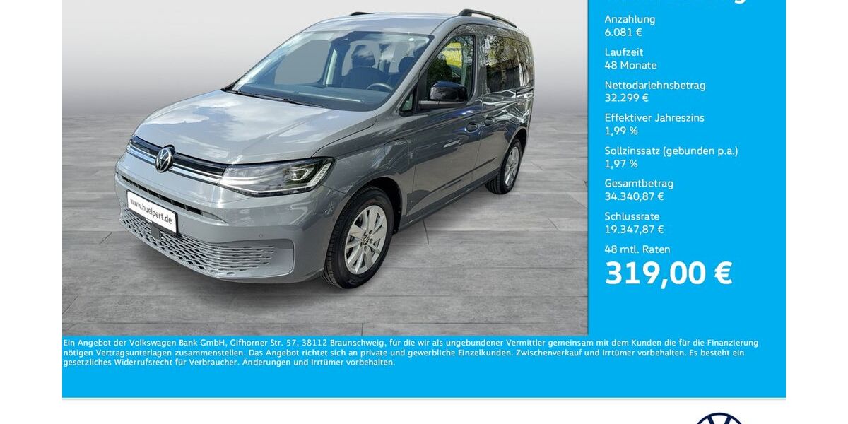 VW Caddy 14.184 km 38.380 &euro; Dortmund 44379
