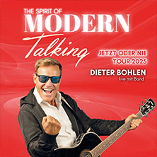 Dieter Bohlen live 2025 - Jetzt oder Nie 05.10.2025 Grugahalle