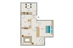 Erdgeschoßwohnung Herne Wanne-Bickern - 2.5 Zimmer, 61 m&sup2;, 492&euro; | Angebot:25335343