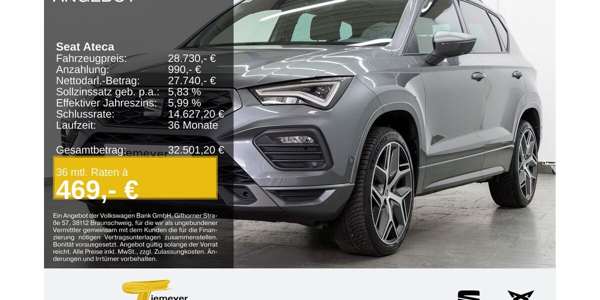 Seat Ateca 54.559 km 26.310 &euro; Bochum 44809