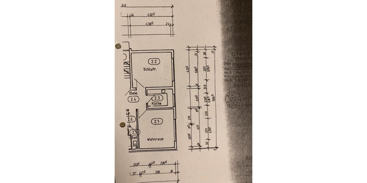 Wohnung 50 m² ab 1. April zu vermieten 2 zimmer