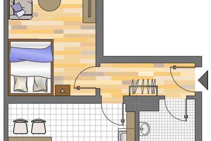 Wohnung zum Mieten in Dortmund 158,19 € 41.03 m² 1 zimmer