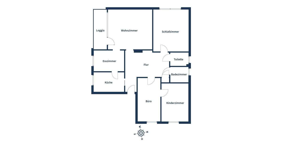 Etagenwohnung Essen Bergerhausen - 5 Zimmer, 103 m&sup2;, 229.000&euro; | Angebot:25212856