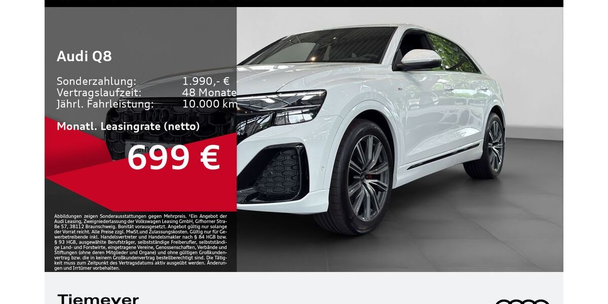 Audi Q8 2.499 km 86.380 &euro; Oberhausen 46047
