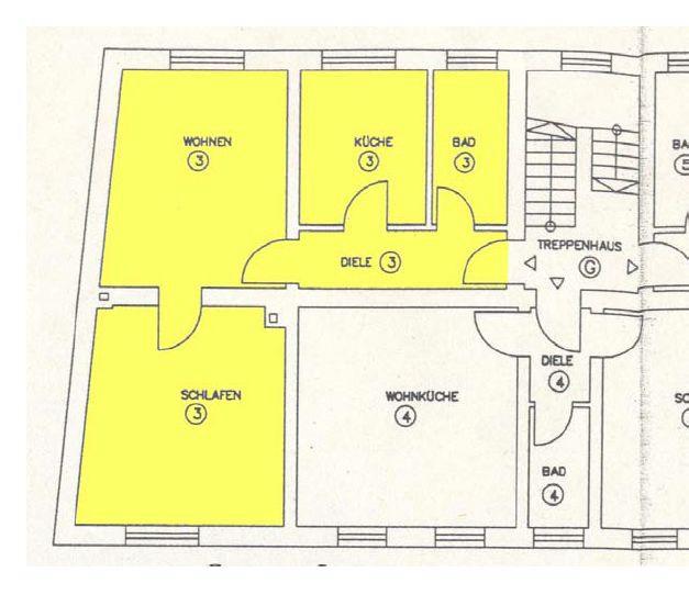 Etagenwohnung Essen Frillendorf - 2 Zimmer, 48 m&sup2;, 72.000&euro; | Angebot:25408307