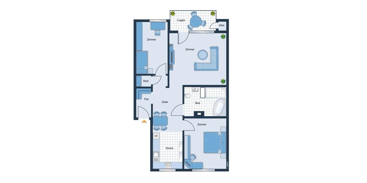Charmante 3-Zimmer-Wohnung in ruhiger Ruhrnähe️ 3 zimmer