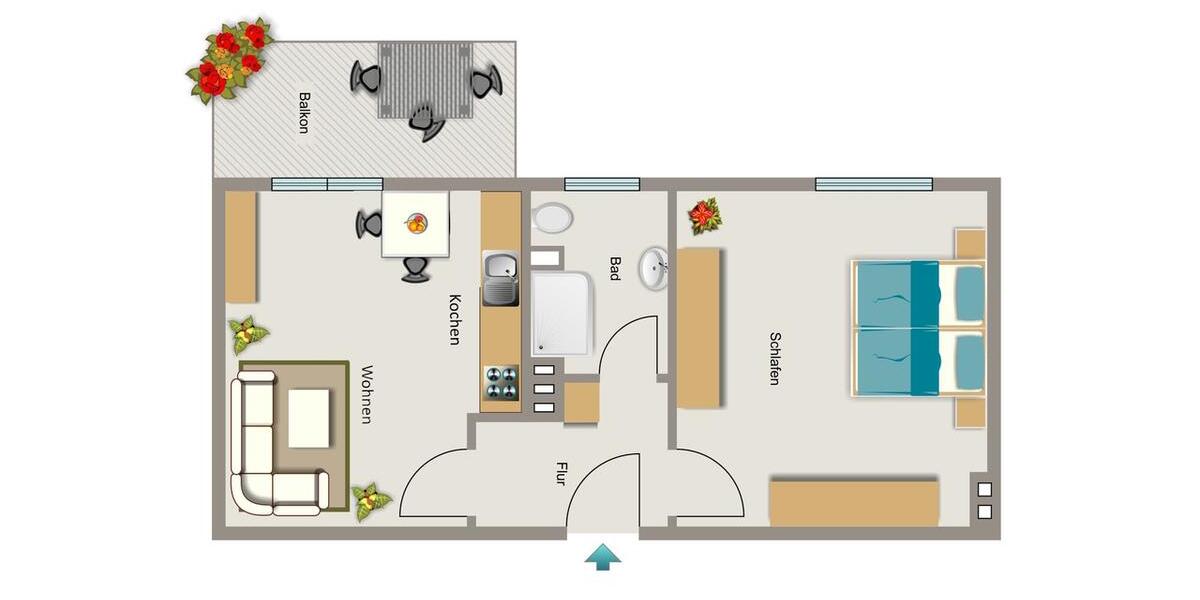 Die ersten eigenen vier Wände zur Miete - Wohlfühlen bei VIVAWEST 1 zimmer