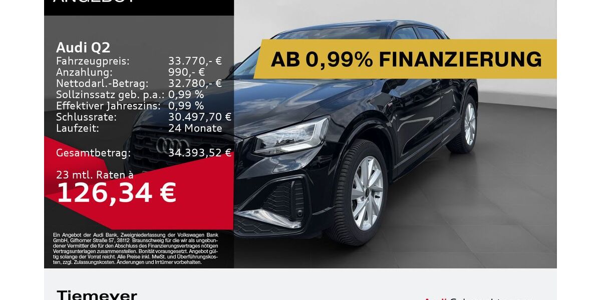 Audi Q2 7.795 km 31.430 &euro; Gelsenkirchen 45894