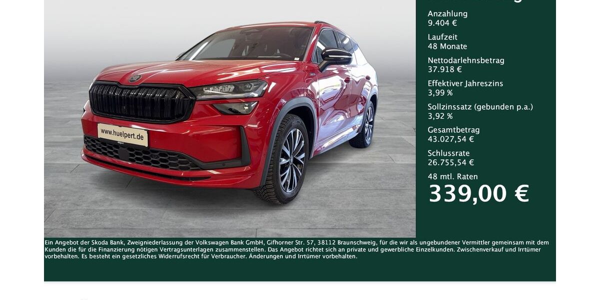 Skoda Kodiaq 10.301 km 46.991 &euro; Dortmund 44269