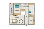 Etagenwohnung Oberhausen Alsfeld - 3.5 Zimmer, 76 m&sup2;, 407&euro; | Angebot:26672534