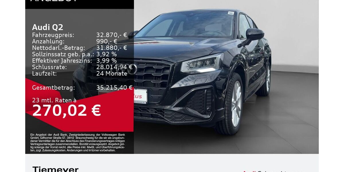 Audi Q2 27.203 km 32.870 &euro; Gelsenkirchen 45894