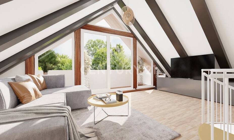 Gartenparadies mit kleiner Doppelhaushälfte 2 zimmer