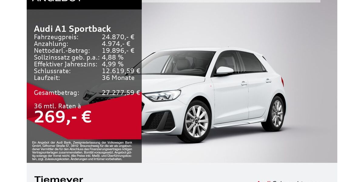 Audi A1 7.805 km 24.870 &euro; Bochum 44809