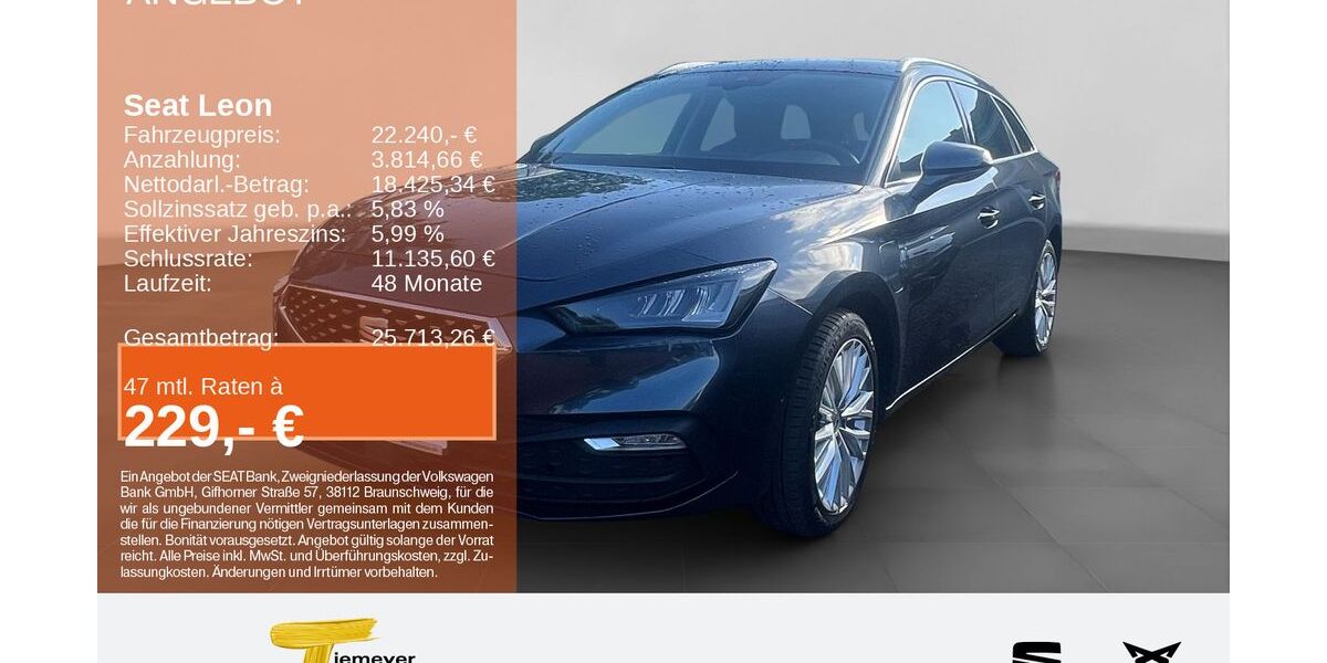 Seat Leon 90.553 km 21.770 &euro; Recklinghausen 45663