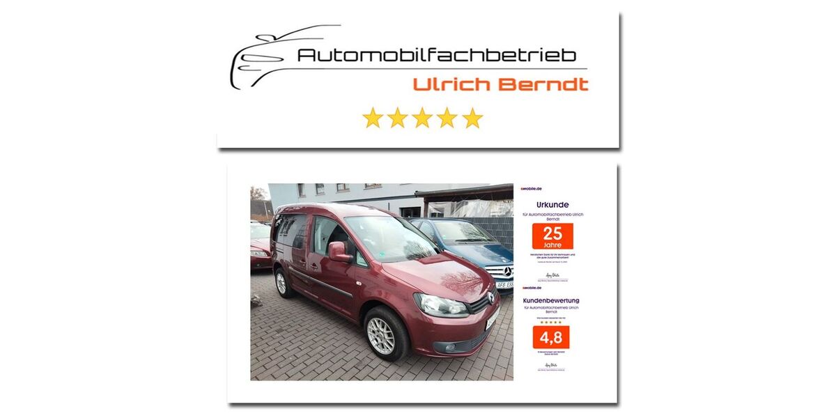 VW Caddy 117.854 km 8.999 &euro; Essen 45307