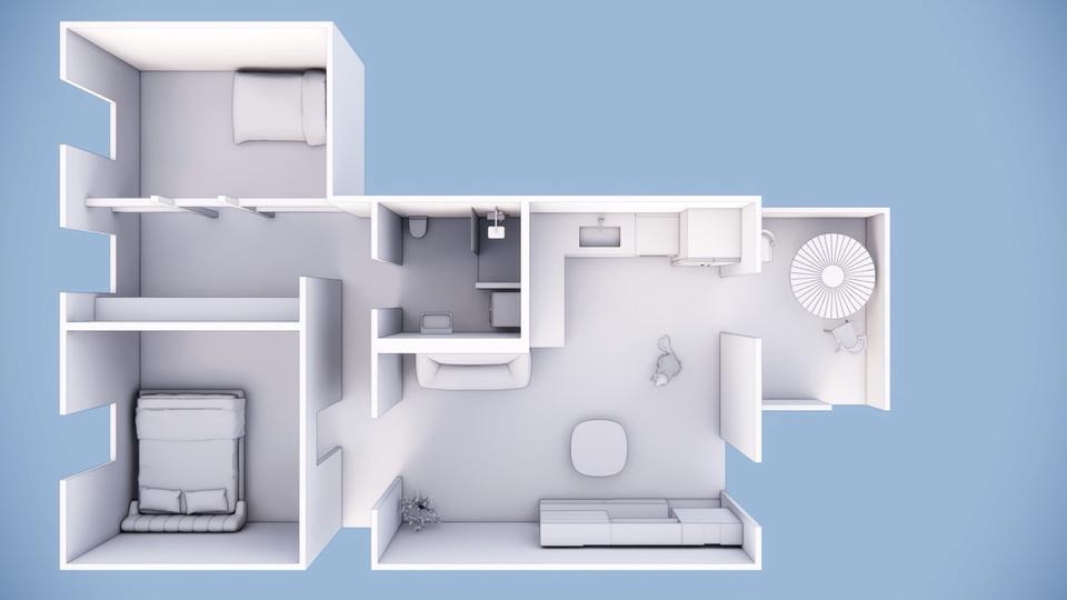 Charmante 3- Zimmer Wohnung mit Weitblick auf die Ruhr zimmer