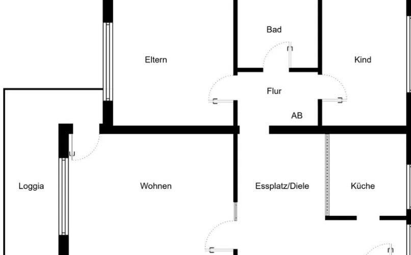 Erdgeschosswohnung mit Gargenplatz 3.5 zimmer