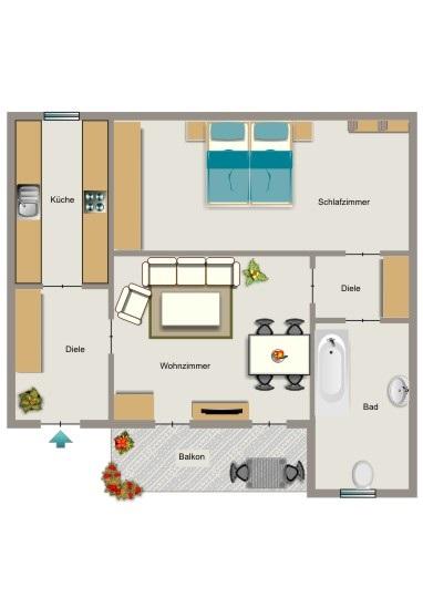 Etagenwohnung Bochum Bochum-Südwest - 2.5 Zimmer, 56 m&sup2;, 579&euro; | Angebot:26672562